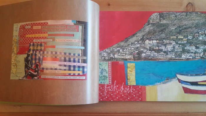 Cape Town, an Illustrated Poem Gift Inscription by author/artist, Julia Grey