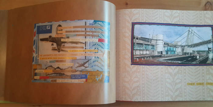 Cape Town, an Illustrated Poem Gift Inscription by author/artist, Julia Grey