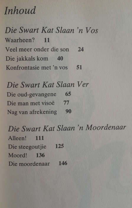 Die Swart Kat Slaan 'n Vos (Chris Sassner)