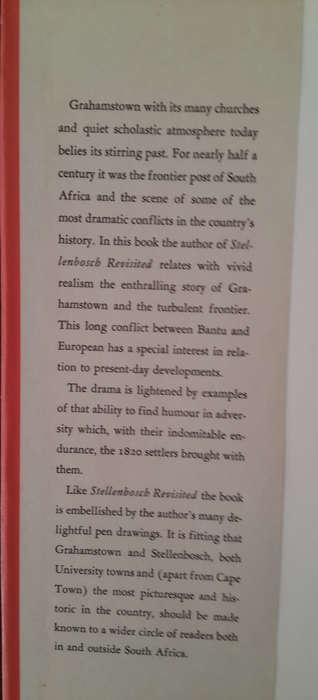 Frontier Post: The Story of Grahamstown - Written and illustrated by Joy Collier.