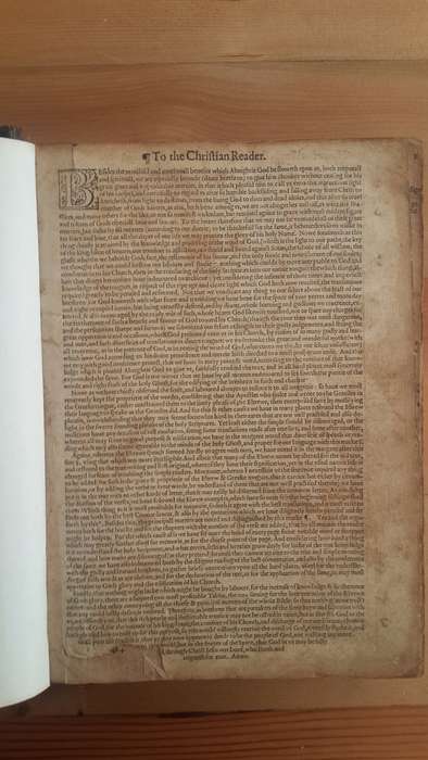1589 Geneva ("Breeches") Bible