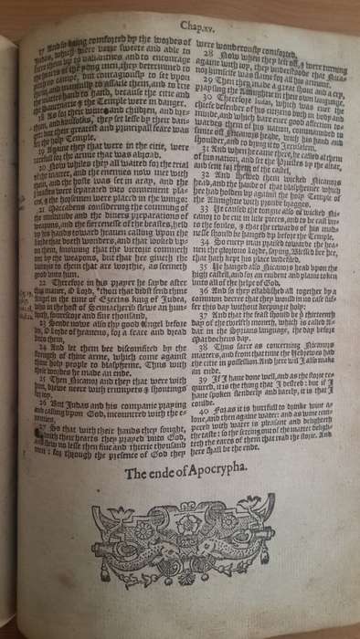 1589 Geneva ("Breeches") Bible