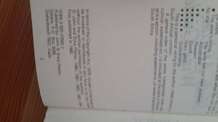 John Platter's South African Wine Guide 1985