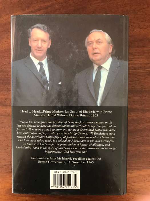 *INSCRIBED* The Great Betrayal: The Memoirs of Ian Douglas Smith
