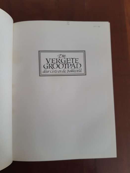 Die Vergete Grootpad deur Ceres en die Bokkeveld