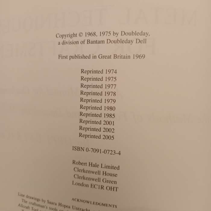 Metal Techniques for Craftsmen: A Basic Manual on the Methods of Forming and Decorating Metals