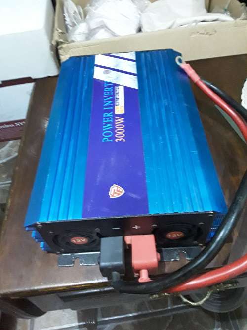 3000 WATTS PURE SINEWAVE POWER INVERTER (ITEM USED TWICE IN SHOP FOR DEMONSTRATION PURPOSE)
