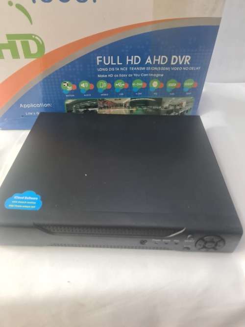 4 CHANNELS AHD DVR INCL.POWER SUPPLY, REMOTE AND MOUSE
