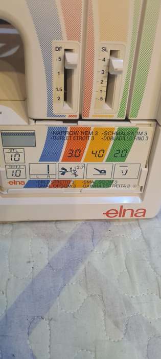 ELNA  SWISS DESIGN 4 THREAD OVERLOCKER(EXCELLENT WORKING CONDITION)
