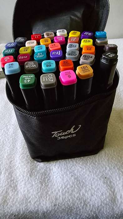36 PIECE 2 SIDED TWIN MARKER PENS