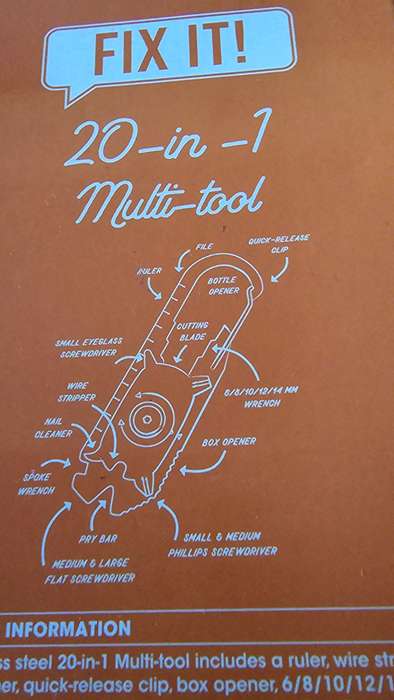 20 IN ONE MULTI TOOL(*FIX IT)