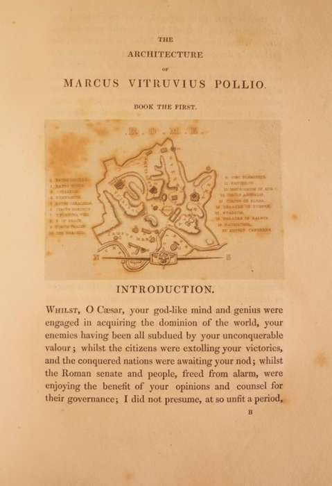 The Architecture of Marcus Vitruvius Pollio - 1st. ed. 1826, translated by Joseph Gwilt