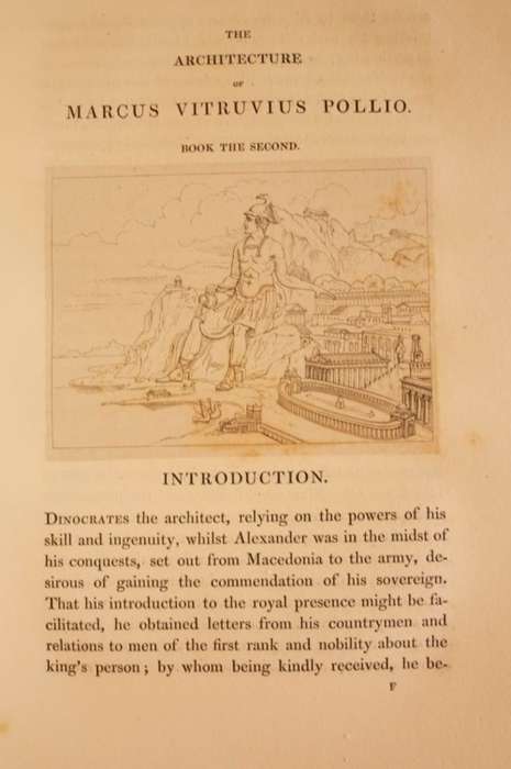 The Architecture of Marcus Vitruvius Pollio - 1st. ed. 1826, translated by Joseph Gwilt