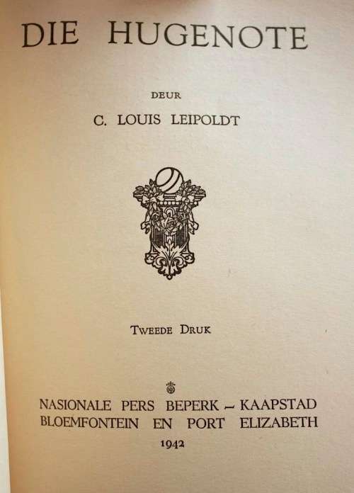 Die Hugenote deur C. Louis Leipoldt