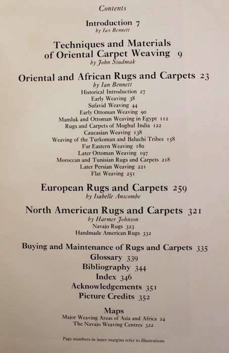 Rugs & Carpets of the World edited by Ian Bennett