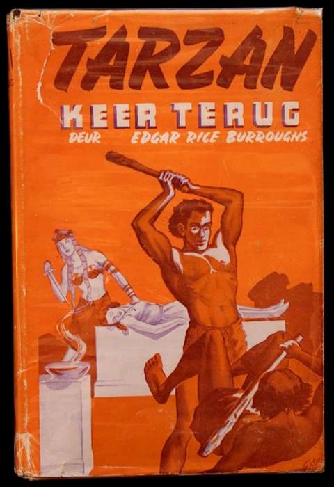 TARZAN KEER TERUG - Edgar Rice Burroughs (1950) in oorspronklike stofjas
