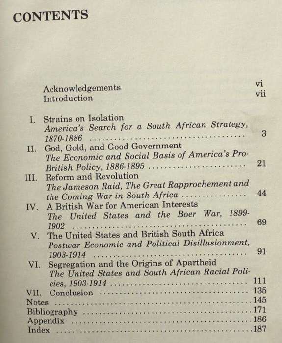 Briton, Boer, and Yankee: The United States and South Africa 1870-1914 - Thomas J. Noer