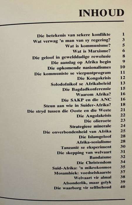 KOMMUNISME IN AFRIKA - Coen Groenewald & Johan Olivier