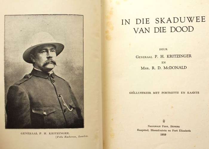 IN DIE SKADUWEE VAN DIE DOOD deur Ds. R. D. McDonald