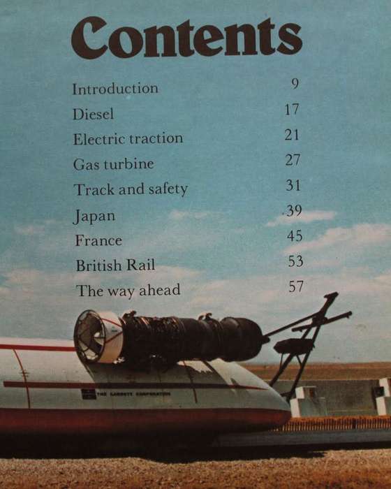 HIGH SPEED TRAINS - JANE COLLINS (1 ST PUBLISHED 1978)