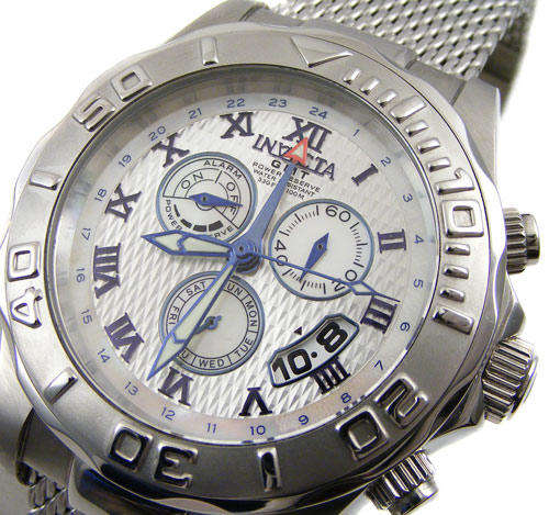 $695 INVICTA Ltd Edition Sea Wizard Swiss Alarm Power Reserve GMT!