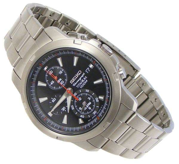 LATEST SEIKO TITANIUM 1/5 sec ALARM CHRONOGRAPH!  *R5599.00*