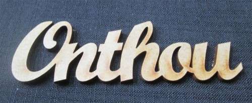 The Velvet Attic - Wood blank laser cutout - Onthou