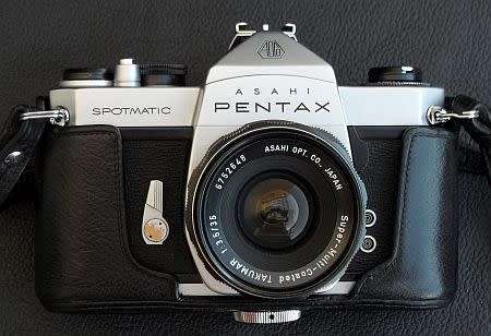 ASAHI PENTAX SPOTMATIC SP WITH TAKUMAR 1:3.5/35 EXCELLENT CONDITION MADE IN JAPAN
