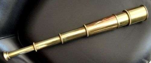 T.COOKE LONDON  FIVE EXTENSIONS BRASS TELESCOPE WORKING VERY WELL