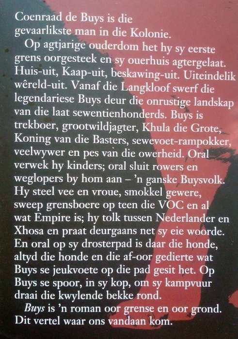 Willem Anker, Buys: 'n Grensroman