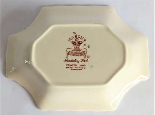 Mason`s `Mandalay Red` Bon-Bon Dish