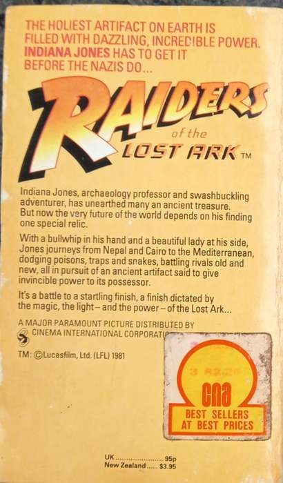 Campbell Black, Raiders of the Lost Ark (novel)