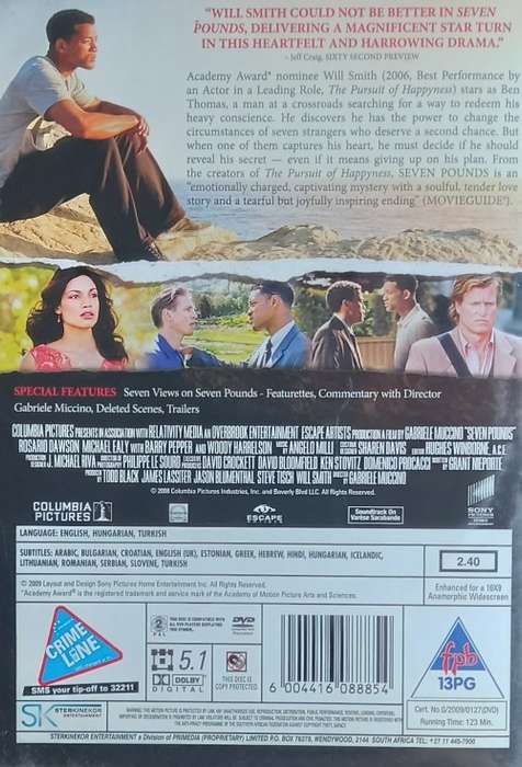 Seven Pounds (DVD)