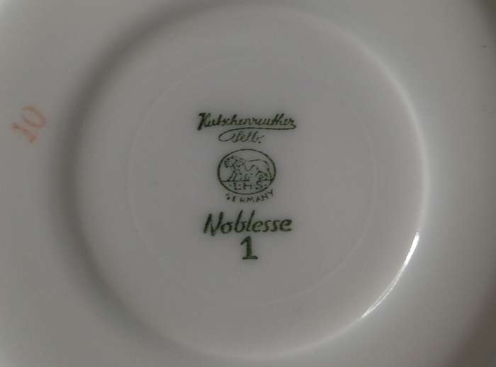 Hutschenreuther `Noblesse` Demitasse Duo