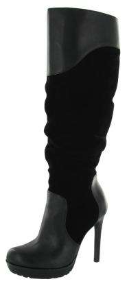 JESSICA SIMPSON Leather Suede Riding Boots