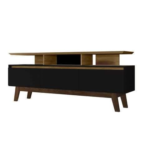 Linx Rack Rubi 1.6 Entertainment TV Stand - Black & Brown