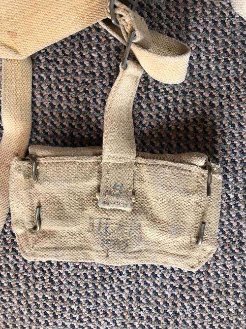 WW2 BRITISH WEBBING POUCHES-SOLD TOGETHER