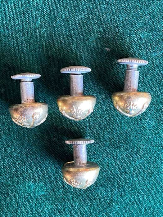 4X ITALIAN ARTILLERY TUNIC BUTTONS-SOLD TOGETHER