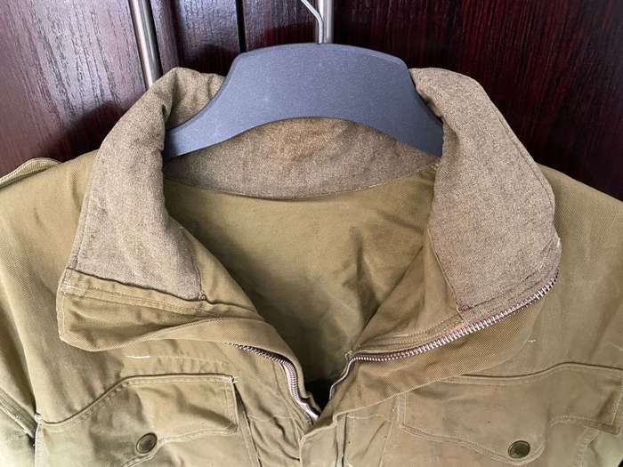 ORIGINAL RHODESIAN DENNISON JUMP SMOCK-SIZE EXTRA LARGE-MEASURES 72 CM ARMPIT TO ARMPIT-ZIPPER WORKI