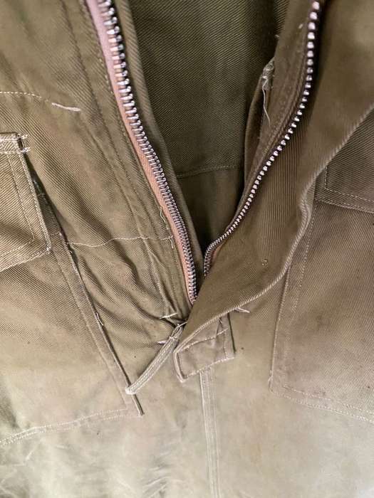 ORIGINAL RHODESIAN DENNISON JUMP SMOCK-SIZE EXTRA LARGE-MEASURES 72 CM ARMPIT TO ARMPIT-ZIPPER WORKI