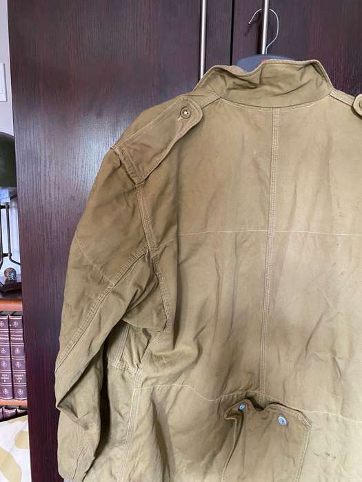 ORIGINAL RHODESIAN DENNISON JUMP SMOCK-SIZE EXTRA LARGE-MEASURES 72 CM ARMPIT TO ARMPIT-ZIPPER WORKI