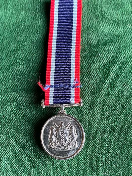 MINIATURE TRANSKEI DEFENCE FORCE MEDAL