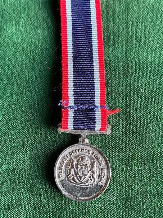 MINIATURE TRANSKEI DEFENCE FORCE MEDAL