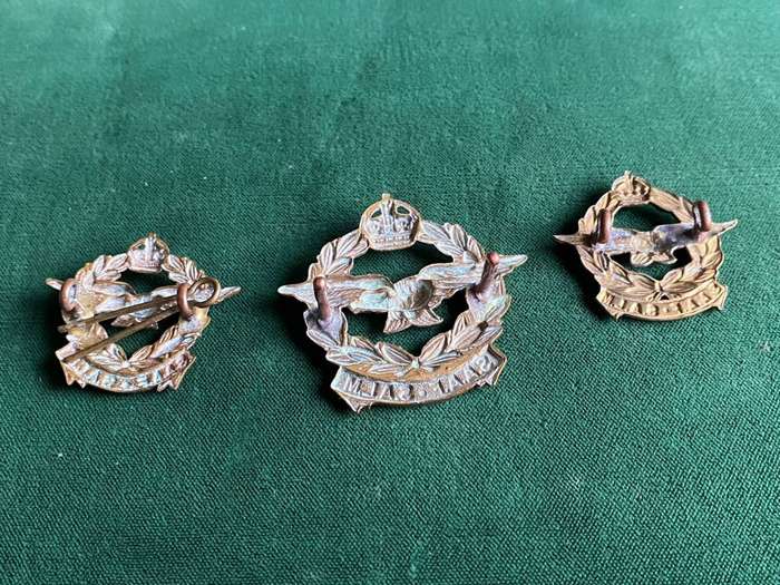 SAAF CAP AND COLLARS-WORN 1926-1959-LUGS INTACT