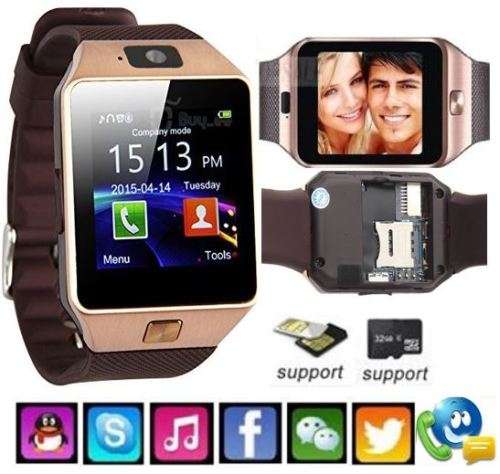 Smartphone Watch, SIM CARD Option, Bluetooth, Camera, Sleep Monitor, SD Card, MP3, Pedometer etc.