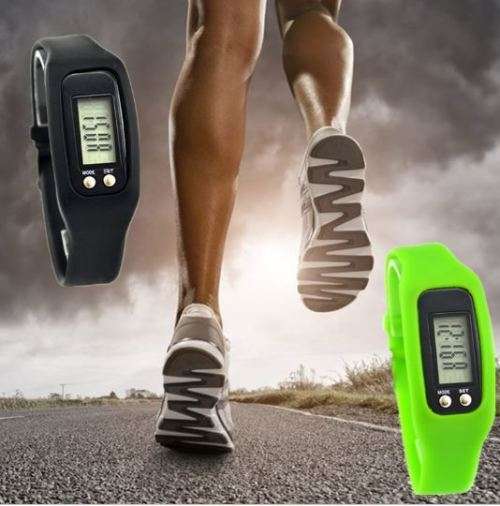 LCD Sport & Fitness PEDOMETER Wrist Watch, Step Counter, Calories, Distance, Available in 4 Colours