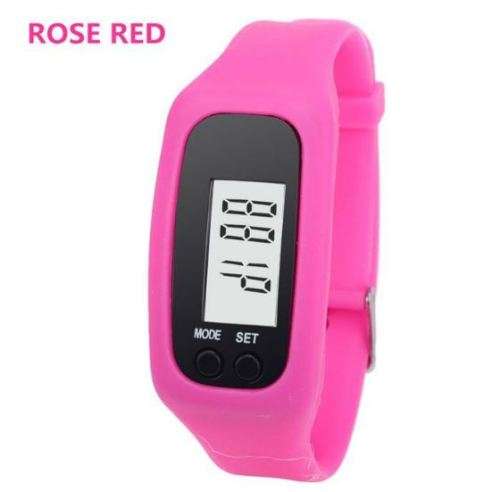 LCD Sport & Fitness PEDOMETER Wrist Watch, Step Counter, Calories, Distance, Available in 4 Colours