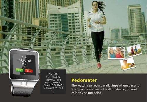 Smartphone Watch, SIM CARD Option, Bluetooth, Camera, Sleep Monitor, SD Card, MP3, Pedometer etc.