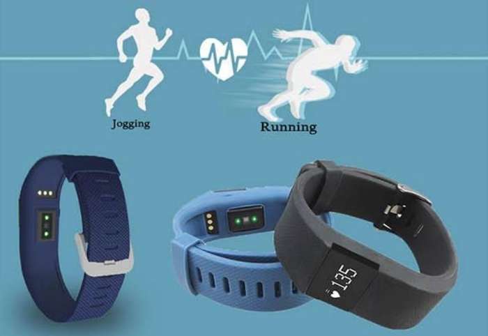Bluetooth Smartwatch Bracelet - HEART RATE Monitor, Fitness Tracker, Calorie Counter etc.