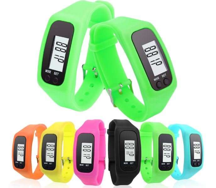 LCD Sport & Fitness PEDOMETER Wrist Watch, Step Counter, Calories, Distance, Available in 5 Colours